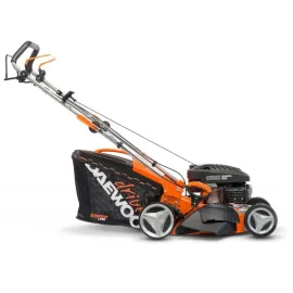 Самоходна бензинова косачка DAEWOO DLM4600SPL, 3.5 к.с., 46 см, с комплект за мулчиране