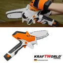 Акумулаторна мини резачка за клони, KraftWorld K31419, 36V, 8aH