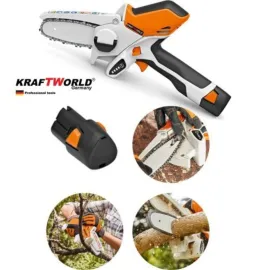 Акумулаторна мини резачка за клони, KraftWorld K31419, 36V, 8aH