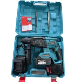Безчетков акумулаторен перфоратор, 36V, 6Ah, SDS-Plus, с 2 батерии, подарък патронник
