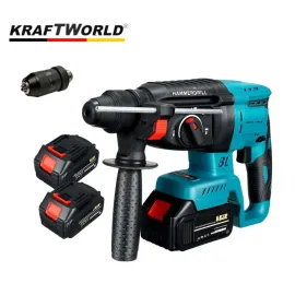 Безчетков акумулаторен перфоратор, 36V, 6Ah, SDS-Plus, с 2 батерии, подарък патронник