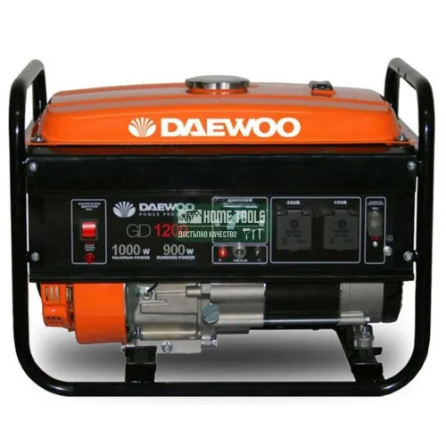 Бензинов Генератор DAEWOO GD1200, 1000W, Безчетков, Монофазен, 98CC, 4.8 Л.