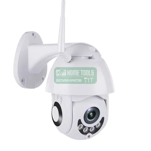 Безжична водоустойчива WIFI Full HD IP - камера NVR PTZ външна въртяща 2MP