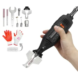 Електрическа машина за заточване на вериги 220V, подарък ръкавици с гумена длан Електрическа машина за заточване на вериги 220V, подарък ръкавици с гумена длан