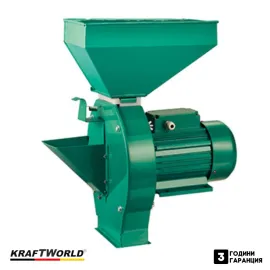 Фуражомелка ярмомелка с 4 сита за зърно и плодове KraftWorld