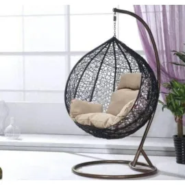 Висящ ратанов стол – градинска люлка, Santorini, водоустойчива Висящ ратанов стол – градинска люлка, Santorini, водоустойчива