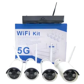 5G Видеонаблюдение с 4 камери, WiFi Kit 5G Видеонаблюдение с 4 камери, WiFi Kit