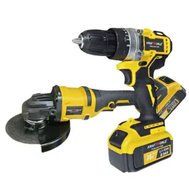 Промо комплект акумулаторни ударни винтоверт и безчетков ъглошлайф, KRAFTWORLD, 36V,8Ah Промо комплект акумулаторни ударни винтоверт и безчетков ъглошлайф, KRAFTWORLD, 36V,8Ah