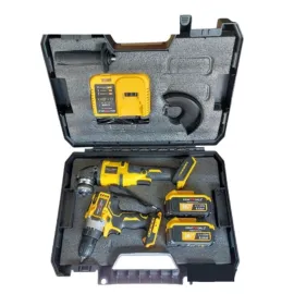 Промо комплект акумулаторни ударни винтоверт и безчетков ъглошлайф, KRAFTWORLD, 36V,8Ah Промо комплект акумулаторни ударни винтоверт и безчетков ъглошлайф, KRAFTWORLD, 36V,8Ah