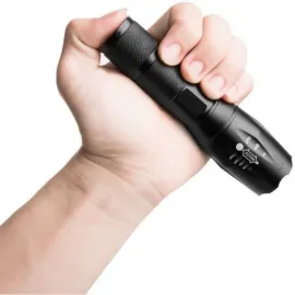 Мощен акумулаторен фенер с CREE LED диод 2500W ZOOM T6