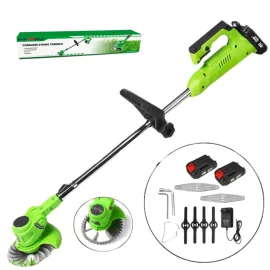 Акумулаторен тример 36V 8A VERAMRK STARKE Косачка за трева с 2бр батерия и зарядно 