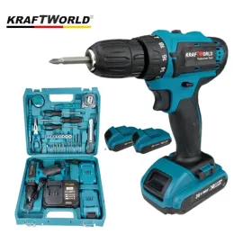 Акумулаторен Безчетков Винтоверт BLUE KraftWorld с 2 Батерии 36V 8Ah Акумулаторен Безчетков Винтоверт BLUE KraftWorld с 2 Батерии 36V 8Ah
