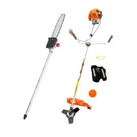 Бензинов тример с разглобяем вал DAEWOO DBC520-Q, 3 к.с. + приставка трион DAEWOO DBCH520-Q