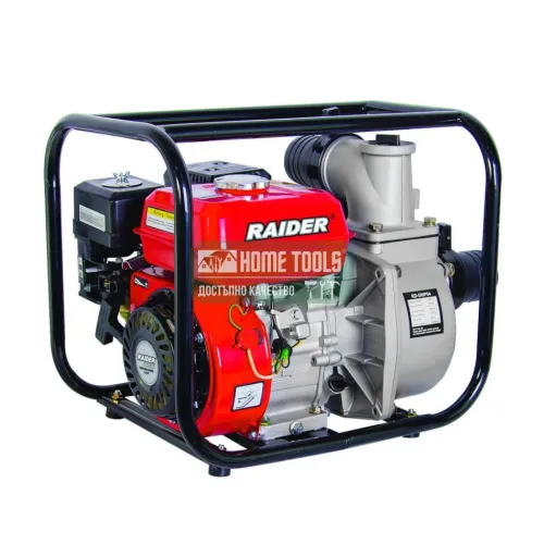 Бензинова водна помпа Raider RD-GWP04, 3'', 4.9 kW, 30 м, 933 л/ч