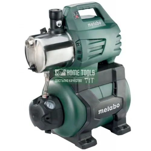 Монофазна хидрофорна помпа за вода METABO HWW 6000/25 INOX, 1300 W, 6000 л/ч, 55 м, 24 л