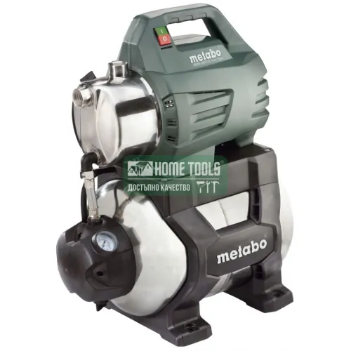 Монофазна хидрофорна помпа за вода METABO HWW 4500/25 INOX PLUS, 1300 W, 4500 л./ч., 48 м, 24 л