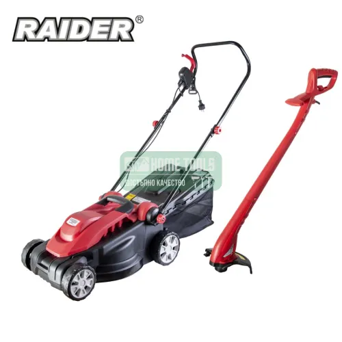 Комплект косачка и тример Raider RD-LMGT01, 1600 W, 250 W