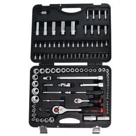 Гедоре комплект FORCE 41082-5, 1/4" - 1/2", 108 части Гедоре комплект FORCE 41082-5, 1/4" - 1/2", 108 части