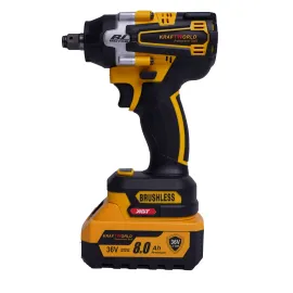 Немски Акумулаторен Ударен Гайковерт KraftWorld безчетков 36V, 8A + 35 Части Бонус