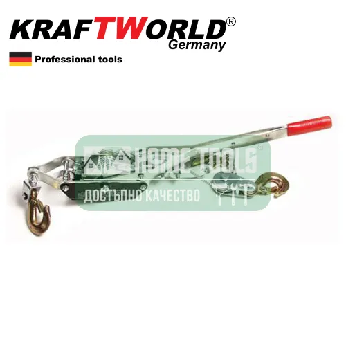 Лебедка с въже 2т 2 зъба KraftWorld