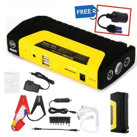 Мултифункционален Комплект Стартерно Устройство High Power Jump starter за кола и компресор