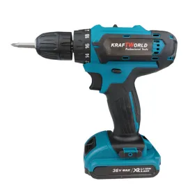 Немски Ударен Винтоверт 36V,8Ah с 2 Батерии KraftWorld