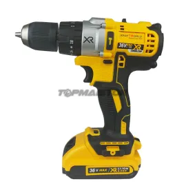 Немски ударен винтоверт Kraft World XR батерии 36V 5A + инструменти