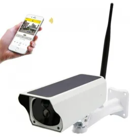 Соларна Водоустойчива WIFI Камера FULL HD Безжична, външен монтаж Соларна Водоустойчива WIFI Камера FULL HD Безжична, външен монтаж
