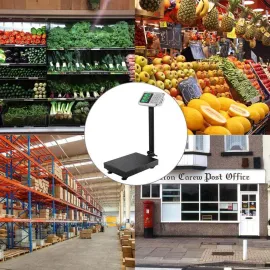 Платформена електронна везна до 350кг - платформен кантар, 45см х 60 см.