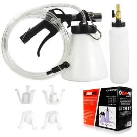 Пневматичен комплект за смяна на спирачна течност и обезвъздушаване на спирачки и съединители Пневматичен комплект за смяна на спирачна течност и обезвъздушаване на спирачки и съединители