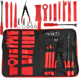 Комплект инструменти за демонтаж на компоненти по каросерията 19 части  Комплект инструменти за демонтаж на компоненти по каросерията 19 части