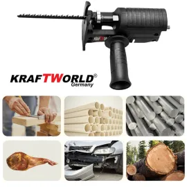 Универсална глава за преобразуване на за винтоверт към прободен трион / бормашина към зеге