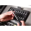 Куфар с инструменти Гедоре 1/4" шестостен 46ч., WMC