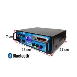 Усилвател за домашна употреба Teli BT-288A с Bluetooth и караоке