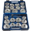 Ключове за маслен филтър Forsage , универсални 1/2", 23 части к-т