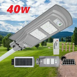Външна Соларна LED лампа със сензор за двжение. 40W Подходща за улично осветление. Външна Соларна LED лампа със сензор за двжение. 40W Подходща за улично осветление.