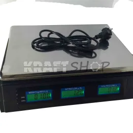 Електронен кантар до 40кг с метален плот - електронна везна Електронен кантар до 40кг с метален плот - електронна везна