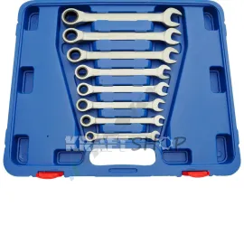 К-т звездогаечни прави тресчотни ключове от 8мм до 32мм 13 части KRAFTWELLE Germany  К-т звездогаечни прави тресчотни ключове от 8мм до 32мм 13 части KRAFTWELLE Germany