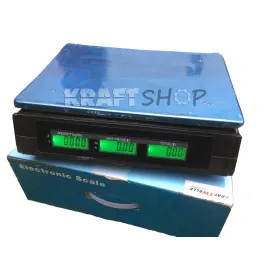 Платформен електронен кантар до 40кг KraftWorld, 34х14х39 см  Платформен електронен кантар до 40кг KraftWorld, 34х14х39 см