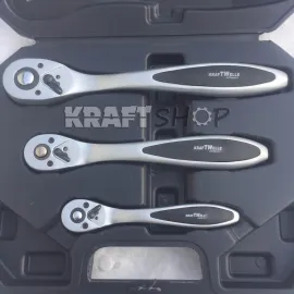 Тресчотки 3бр в комплект - Немска Тресчотка KraftWelle  Тресчотки 3бр в комплект - Немска Тресчотка KraftWelle