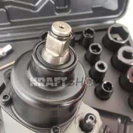 Пневматичен Немски гайковерт 1/2 1400nm с вложки KraftWelle KW-29A Пневматичен Немски гайковерт 1/2 1400nm с вложки KraftWelle KW-29A