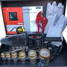 Немски Поялник за полипропилен 20-63мм 2500W Kraftroyal - лепачка за ппр тръби Немски Поялник за полипропилен 20-63мм 2500W Kraftroyal - лепачка за ппр тръби