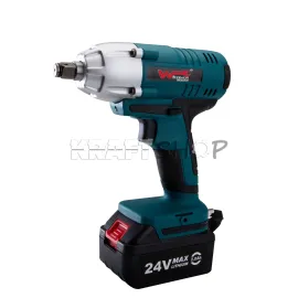 Немски Гайковерт с 2 броя акумулаторни батерии 24V (бормашина) Немски Гайковерт с 2 броя акумулаторни батерии 24V (бормашина)