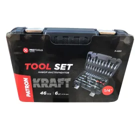 Немско Гедоре 1/4" шестостен 46 части Patron