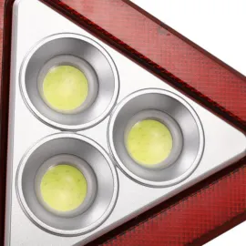 Авариен LED триъгълник 3 в 1 + соларно зареждане Авариен LED триъгълник 3 в 1 + соларно зареждане