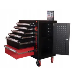 Шкаф с инструменти EVERFORCE с 6 чекмеджета и отделение за закачане на инструменти Шкаф с инструменти EVERFORCE с 6 чекмеджета и отделение за закачане на инструменти