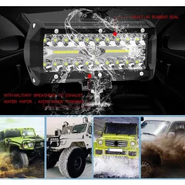 Автомобилен LED бар 120W - Мощен Прожектор за кола Автомобилен LED бар 120W - Мощен Прожектор за кола