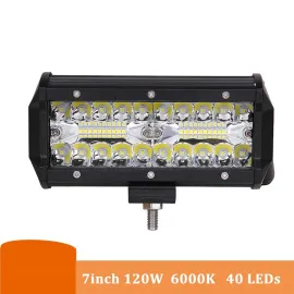 Автомобилен LED бар 120W - Мощен Прожектор за кола Автомобилен LED бар 120W - Мощен Прожектор за кола