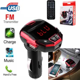 Трансмитер с двойно USB, MP3 плеър FM ,Bluetooth - Iron Man Трансмитер с двойно USB, MP3 плеър FM ,Bluetooth - Iron Man