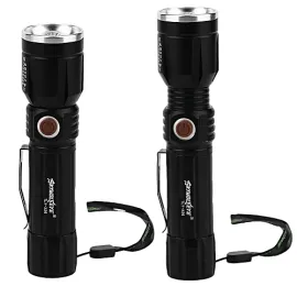 Led презареждащ се фенер - Телескопичен фокус  Led презареждащ се фенер - Телескопичен фокус